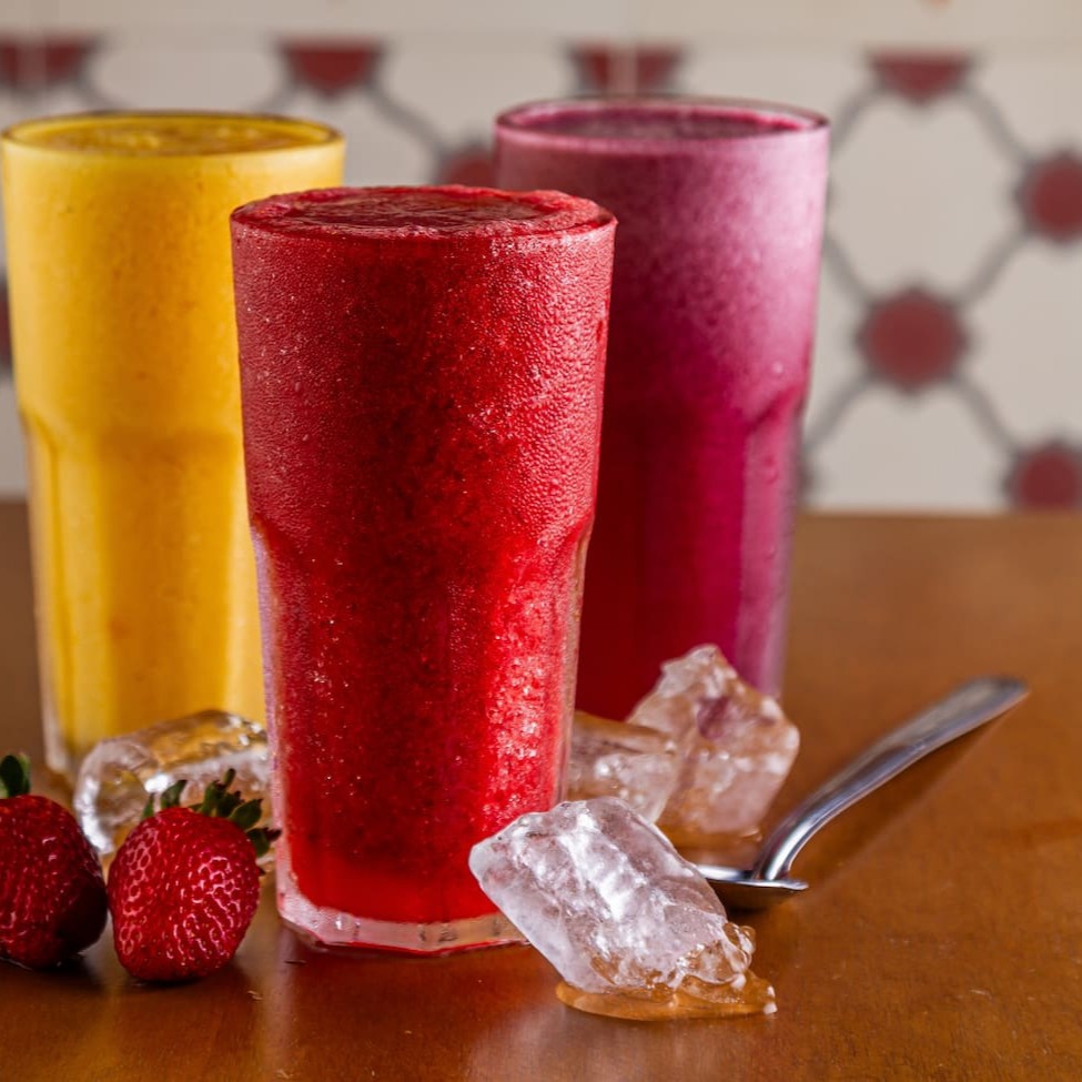 Suco de manga fresca