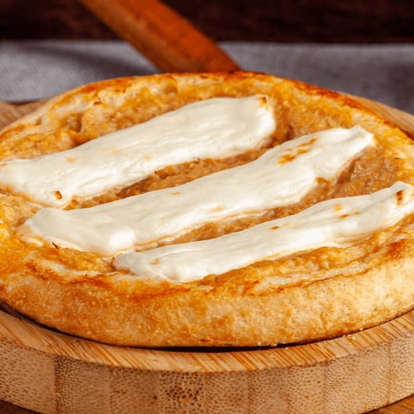 Carne artesanal com cream cheese