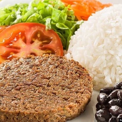 Arroz-feijão-macarrão- 1 ovo e 1 hamburguer  imagem de ilustração , os demais itens podem ser solicitados nos itens complementares  embalagem de 500ml