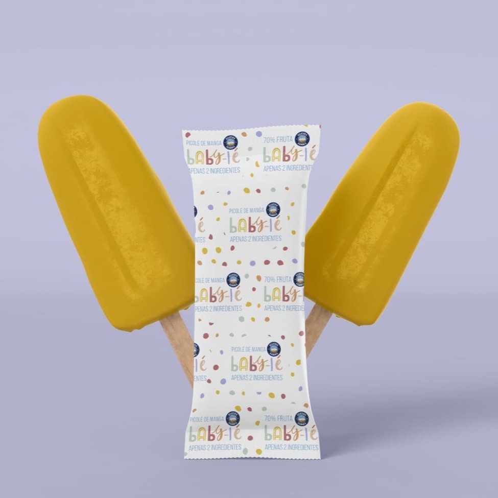O Picolé 100% natural, feito com apenas fruta de verdade (70%) e água, especialmente para o seu bebê. Sem nenhum aditivo, açúcar, conservantes, corantes.
