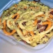 Batata, cheddar, bacon e calabresa