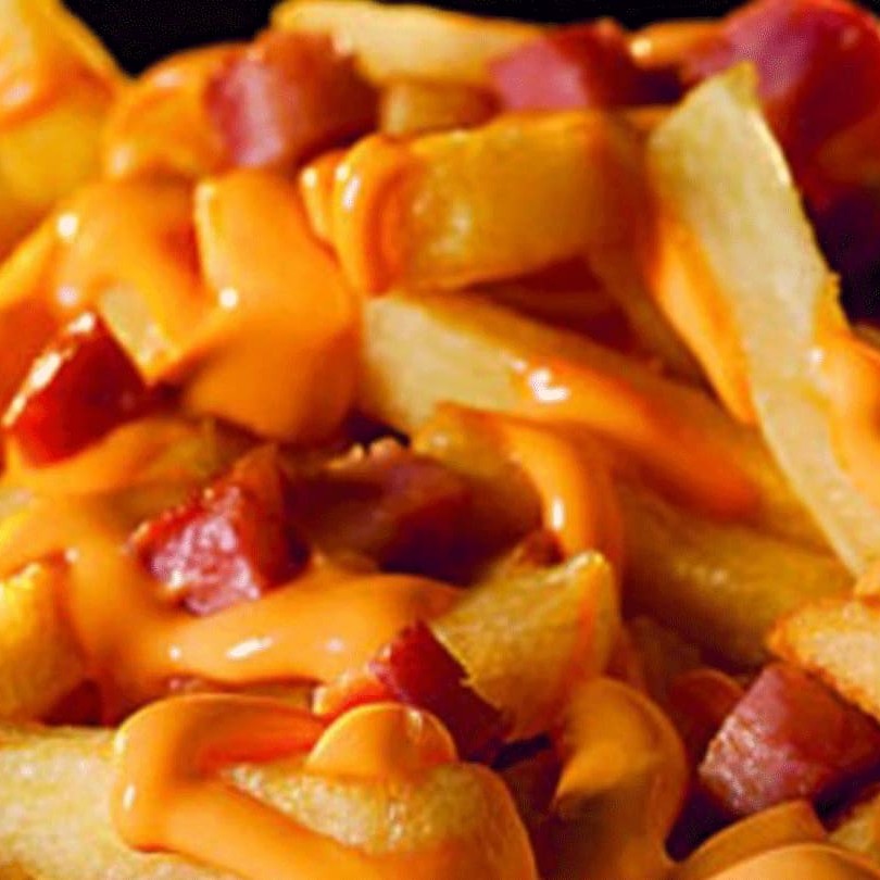 Batata frita+Cheddar+Bacon.