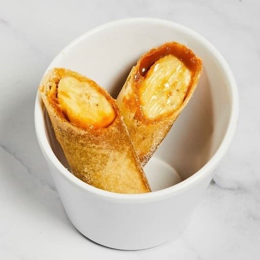 Banana e doce de leite - 2 unidades.