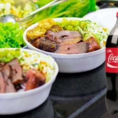 Promoção para compartilhar, 2 marmitex 800 Gramas  completas muito bem acompanhadas por um Guaraná Antarctica 1/5Litros mega gelada e com um precinho mega especial