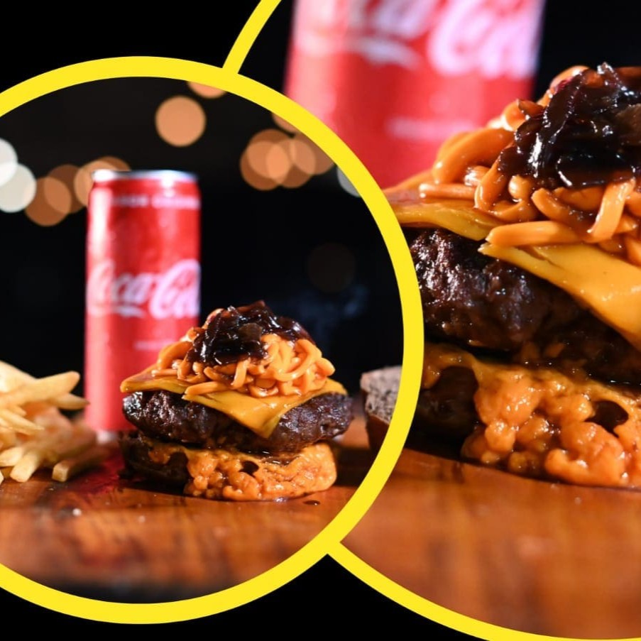 1 Hambúrguer Itacoatiara, 1 Batata individual 150g e 1 bebida da sua preferência. *Não inclui cervejas*  *Favor colocar como observação a bebida desejada!*  Saboreie nosso exclusivo Hambúrguer Itacoatiara, preparado com ingredientes frescos e selecionados para garantir uma experiência gastronômica única. Acompanhado de uma batata individual de 150g, crocante por fora e macia por dentro, que é o par perfeito para o seu lanche. Complete seu pedido com a bebida da sua preferência — seja um refrigerante geladinho, um suco natural ou uma água saborizada — para deixar a refeição ainda mais refrescante e agradável.