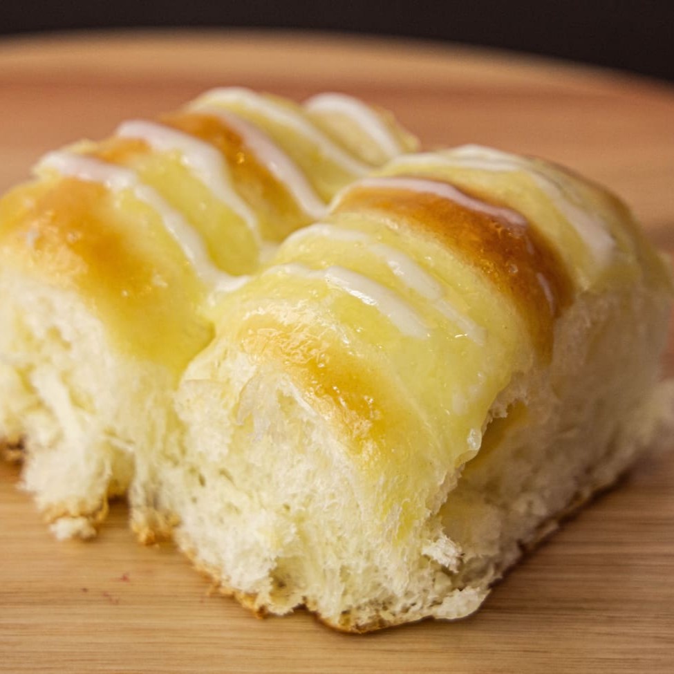 Delicioso pão creminho em 2 unidades