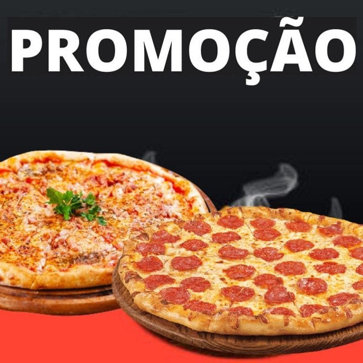 Duas pizzas de 35cm, até 2 sabores cada