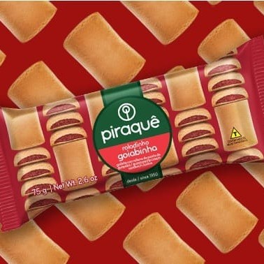 Unidade de biscoito goiabinha piraque