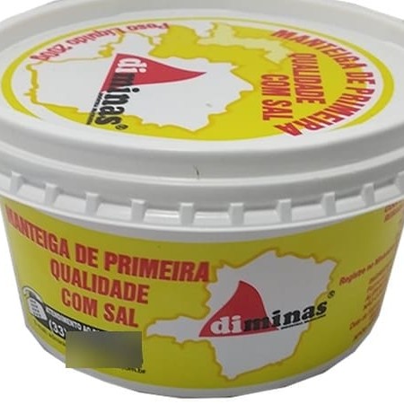 Manteiga de primeira qualidade com sal 200g