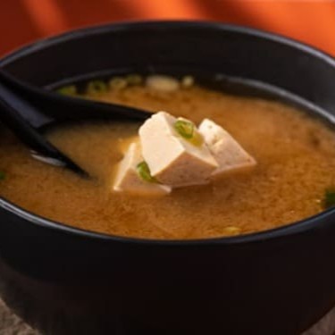 Sopa de missô com tofu