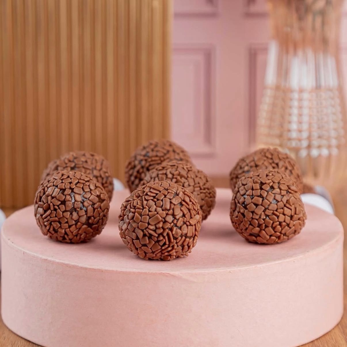 Um delicioso brigadeirão meio amargo