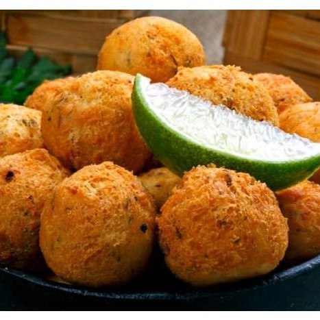 Bolinho de Bacalhau frito 1kg (Aproximadamente 1kg - in natura)