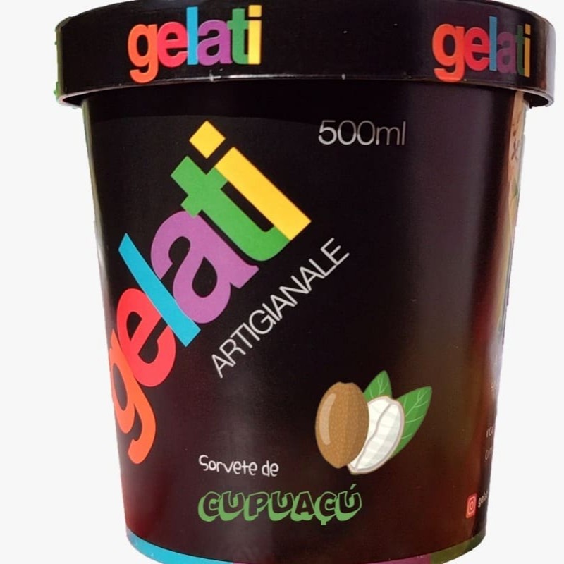 A pura fruta do cupuaçu na forma de um cremoso sorvete zero lactose *-*