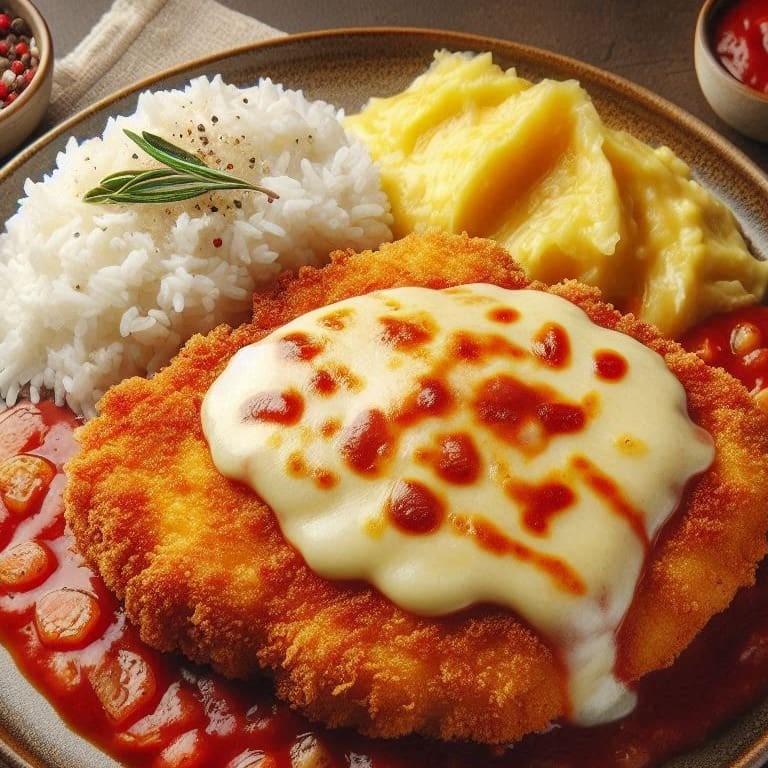 Frango à parmegiana, acompanhado de arroz branco e purê de batatas cremoso   Comida Italiana, Restaurante Italiano, Massas Artesanais, Culinária Italiana, Massas Frescas, Penne, Espaguete, Gnocchi, Risoto De Salmão, Polenta Italiana, Frango Parmegiana, Salmão Grelhado, Bruschetta Italiana, Batata Frita Crocante, Coca Cola, Guaraná Antártica, Entrega Gratis, Delivery De Massas.