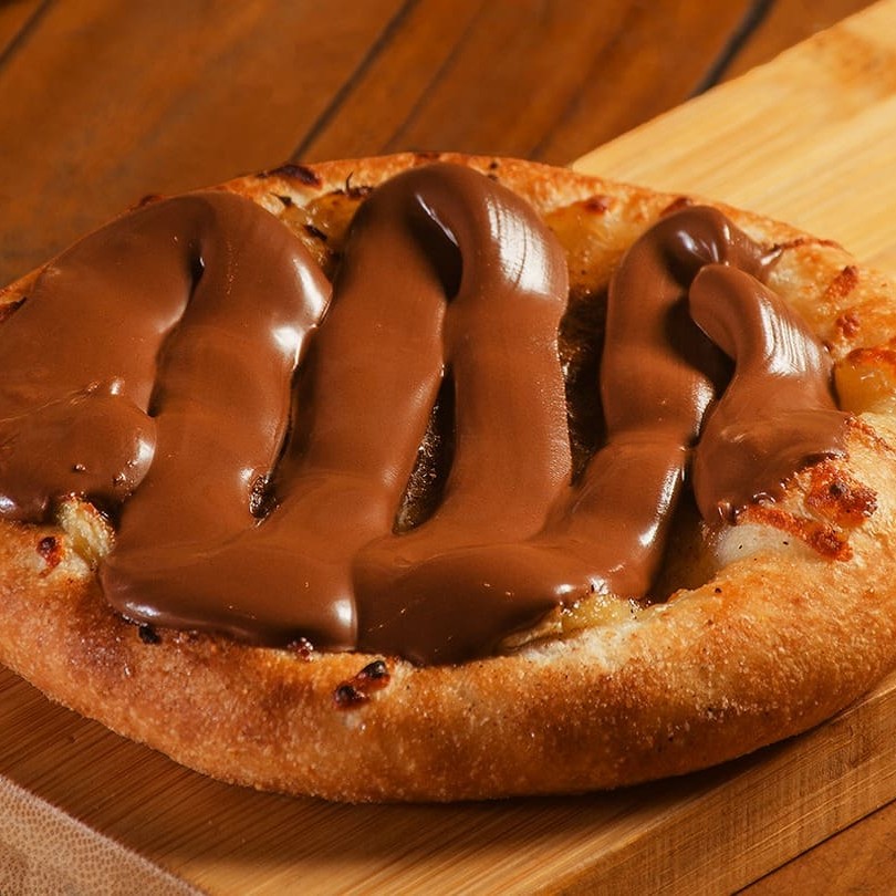 Banana Caramelizada com Chocolate