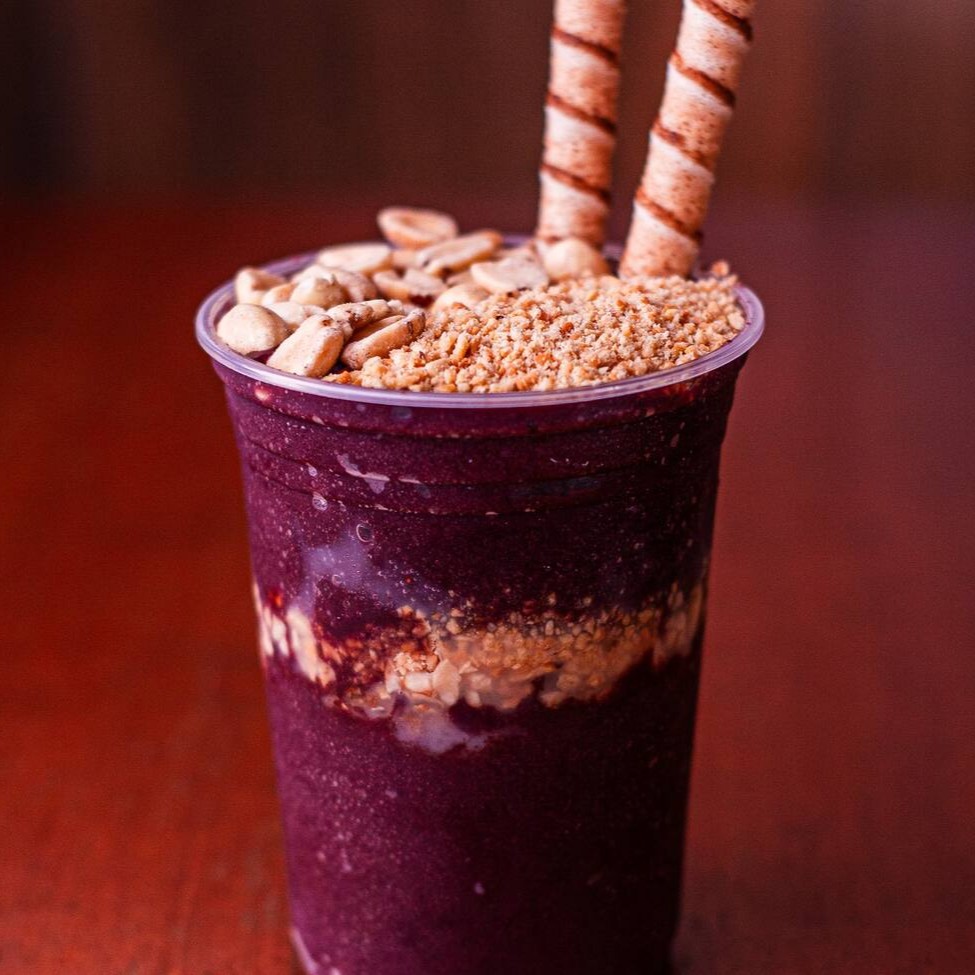 Açaí batido exclusivo do Popeye, peça do seu jeito. (Grupo Marujo)
