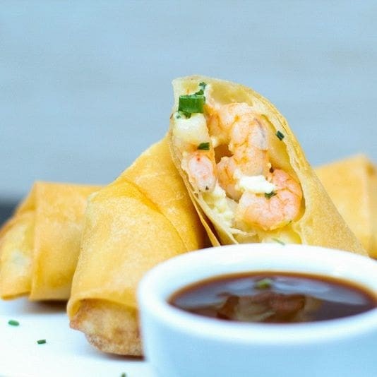 Camarão frescatto,cream cheese Philadelphia,requeijao Catupiry e alho poro