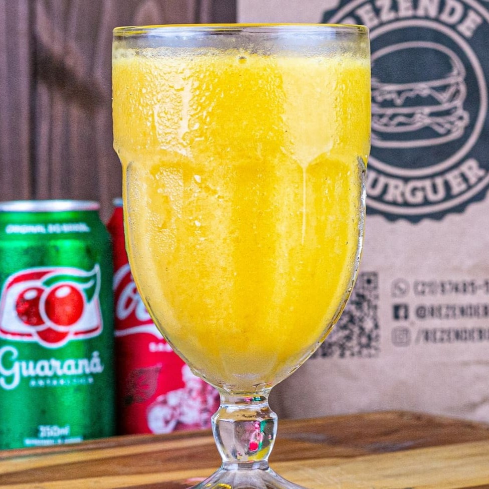 Refrescante suco de maracujá