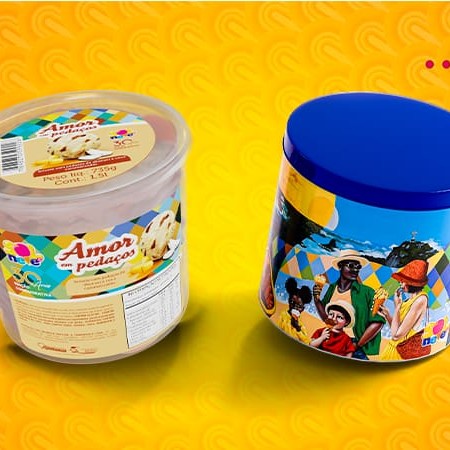 Edição Limitada Lata + 1 pote 1,5l de Amor em Pedaços.