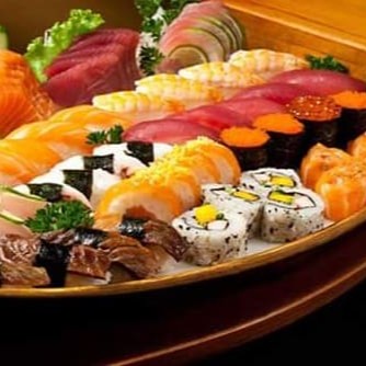 5 sushi salmão, 5 sushi atum, 5 sushi peixe branco, 2 sushi camarão, 2 sushi kani, 4 sushi chutorô, 4 sushi salmão skin, 4 califórnia, 4 tekka, 4 filadélfia, 4 temp. Roll.