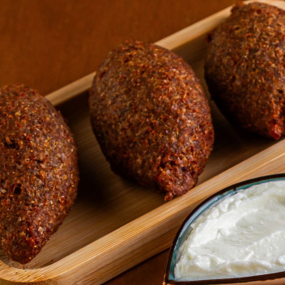 Kibe frito recheado com carne