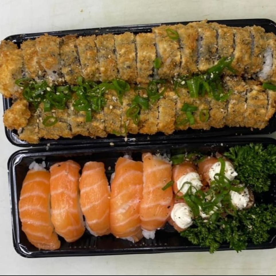 24 hots salmão. Crocante  5 sushi  5 joy joy Filadélfia