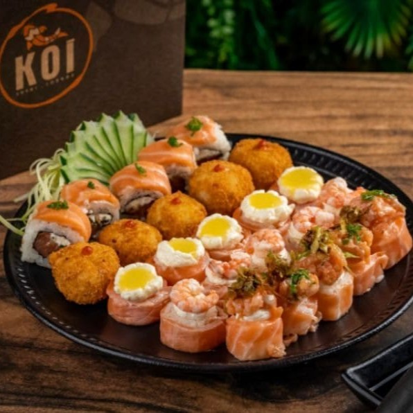 5 Joe Camarão  5 Joe Koi 5 Kani cheese hot 5 Joe Poró especial 5 Uramaki Salmão Philadelphia  ----------tags------------- Sushi/japa/culinária japonesa/sushi em casa / promoções/makimonos/Philadelphia/filadélfia/hot filadélfia/ hot Philadelphia/sunomono/entre grátis/combinados/Carpaccio/cevite/sashimi de salmão/sushi por 1 real / promoção de hot/temaki/yakissoba