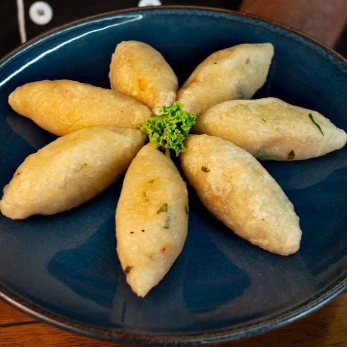 Bolinho de Aipim com Camarão e Catupiry | 8un