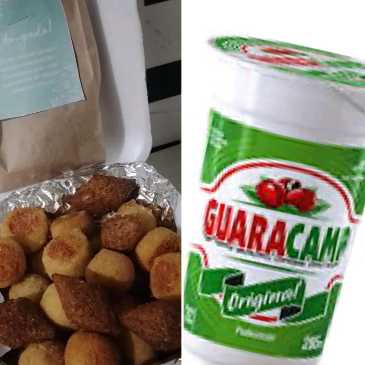 Combo solteiro com 25 unidades de saldinhos + 1 guaravita