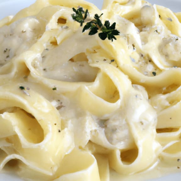 Molho branco salsa e parmesão