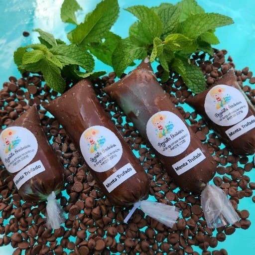 A refrescancia da Menta com uma casquinha de chocolate!