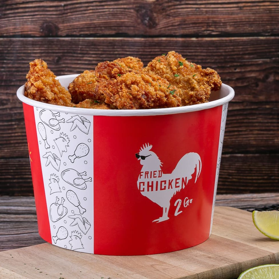 Suculentas coxinhas de frango (Drumete) com tempero da casa.