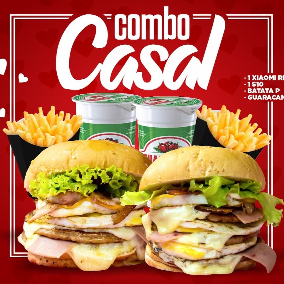 1 Redmi, 1 S10, 2 Batatas Pequenas, 2 Guaranas Naturais