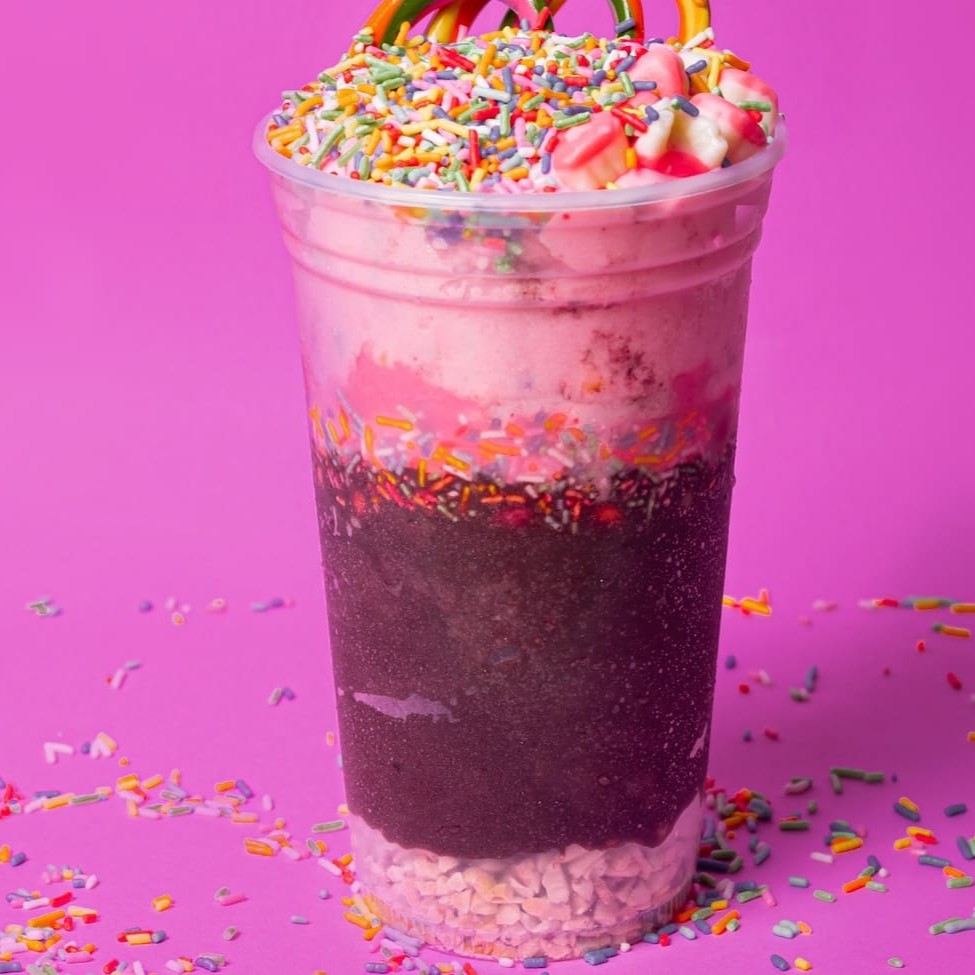 700 ml de açaí, composto de agradáveis combinações