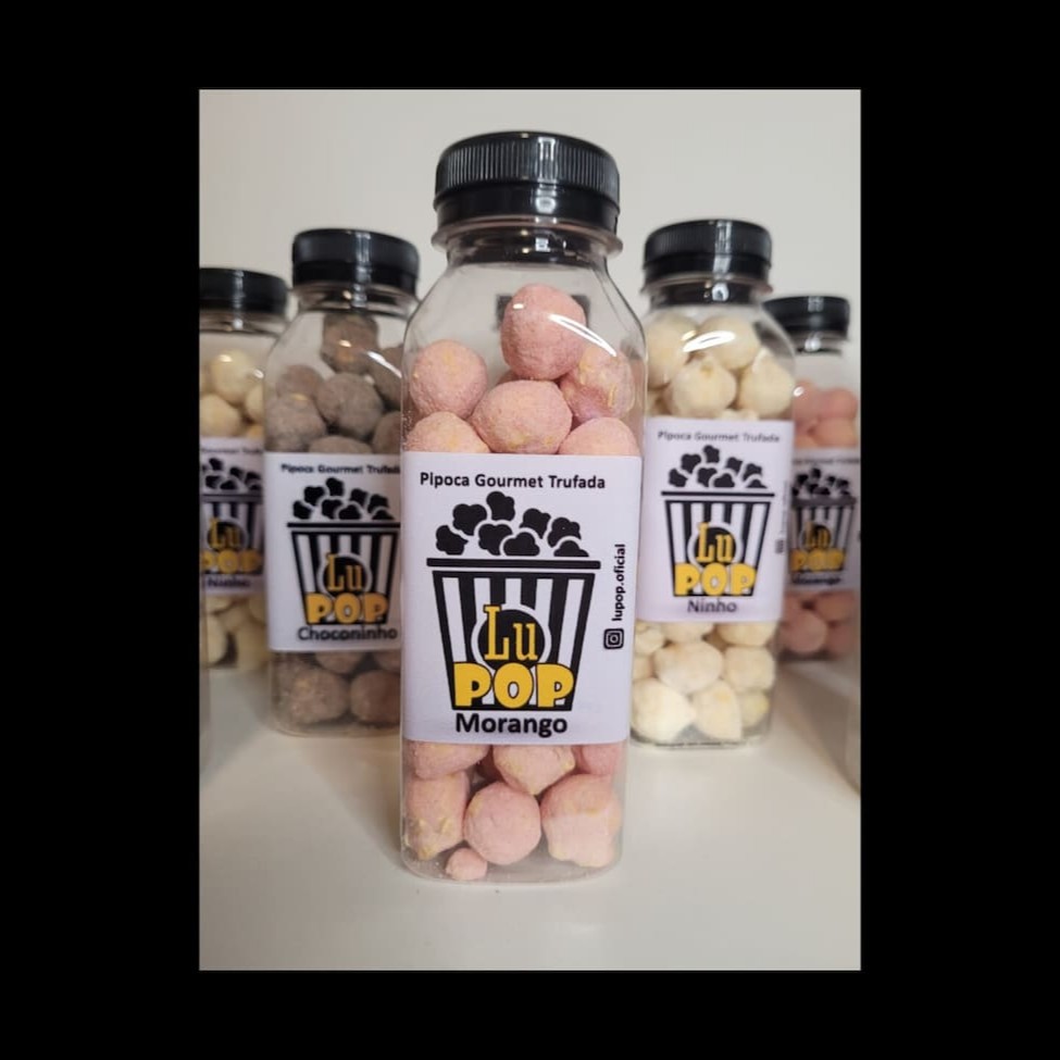 Pipoca trufada gourmet Morango - 80g