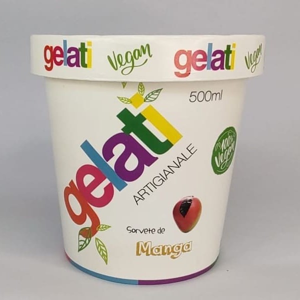 Sorvete artesanal feito com mangas cuidadosamente selecionadas para você saborear o melhor da fruta.