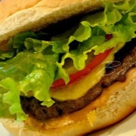 Pão, Carne, Queijo, Salada