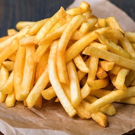 400g de batata frita sequinha e crocante