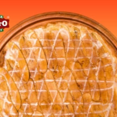 Pizza de banana com açúcar e canela. Aquela pizza que todo mundo ama!