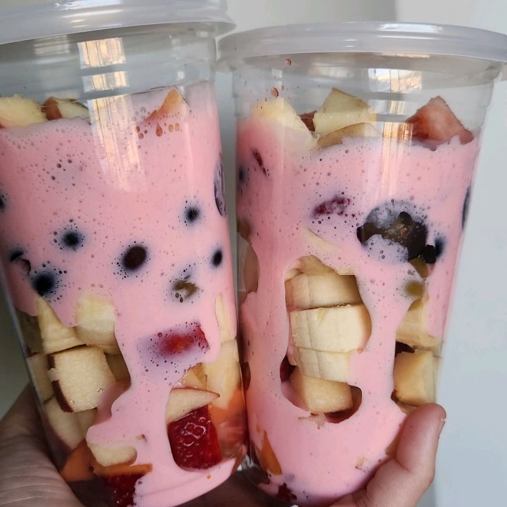 Morango - Mamão - Melão - Uva Verde - Uva Roxa - Banana - Maçã