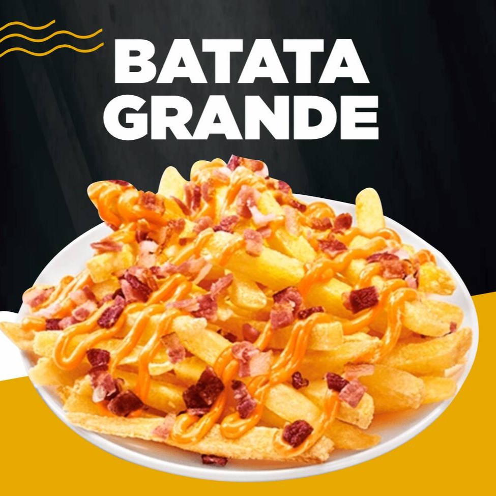 Batata com calabresa e molho, caso não deseje molho informar nas especificações