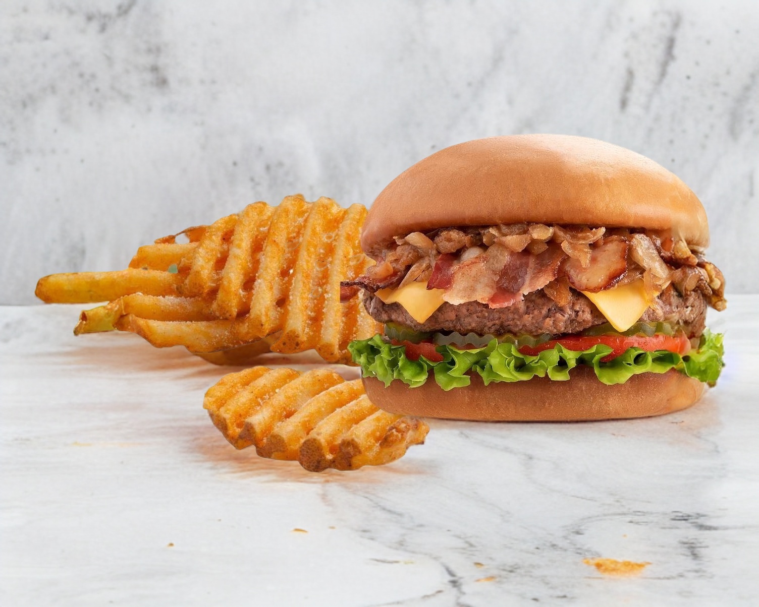 Original Tocino con Papas Waffle