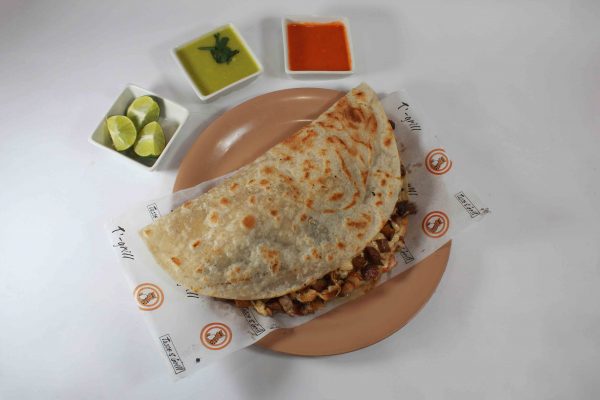 Pirata Mediano de Arrachera con Queso