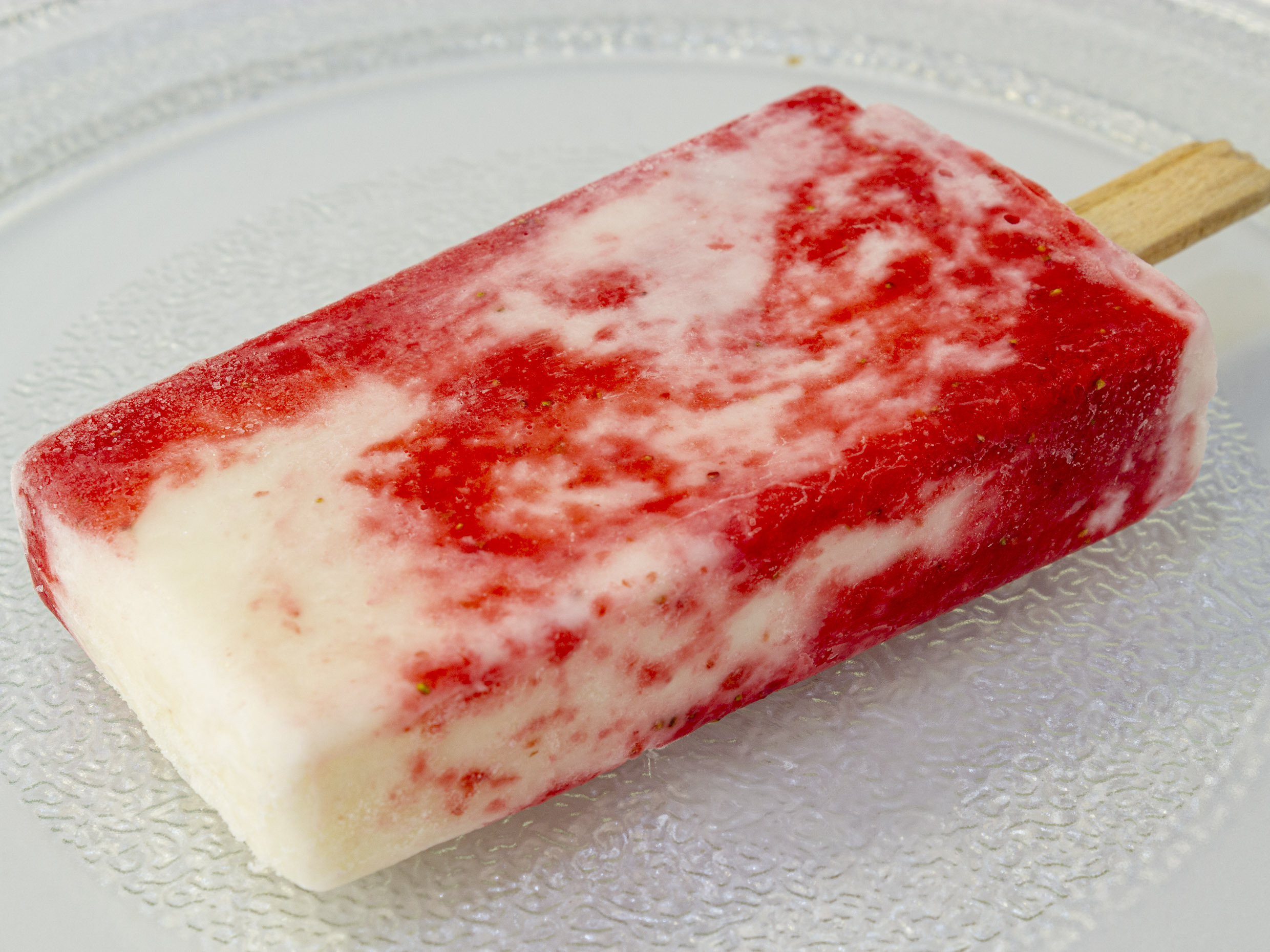 Paleta de Fresas con Crema