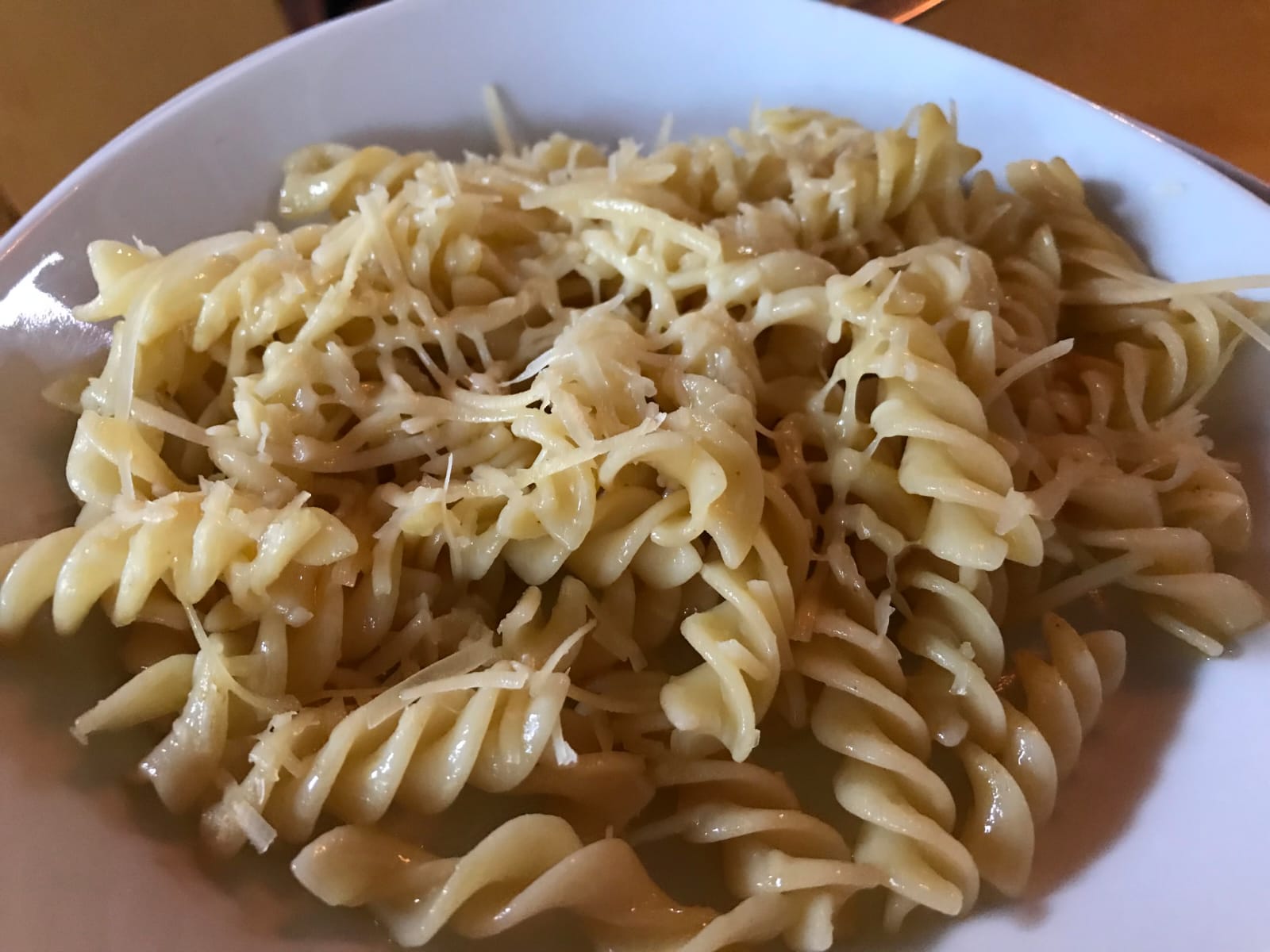 Pasta Parmesano