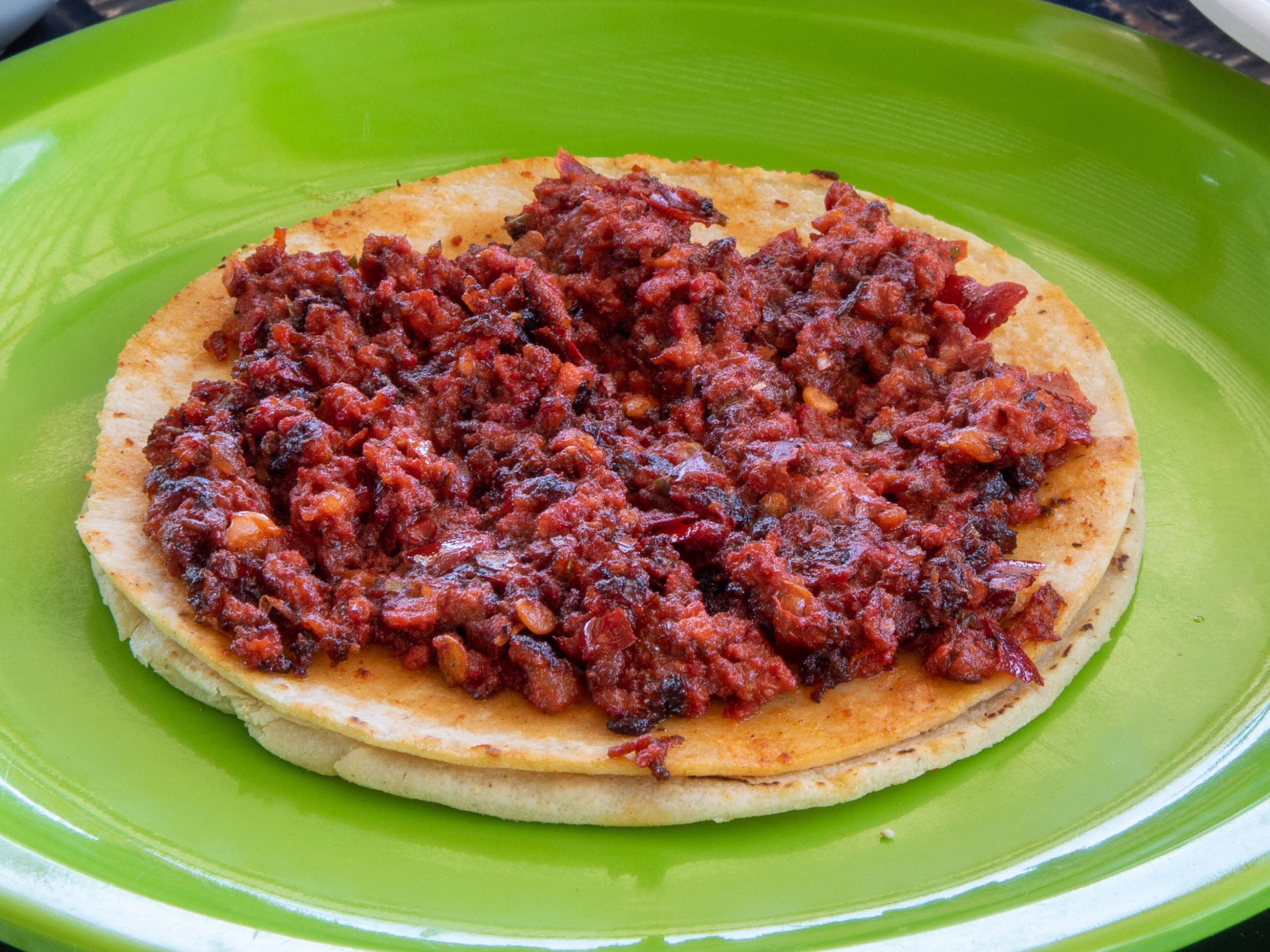 Taco de Chorizo