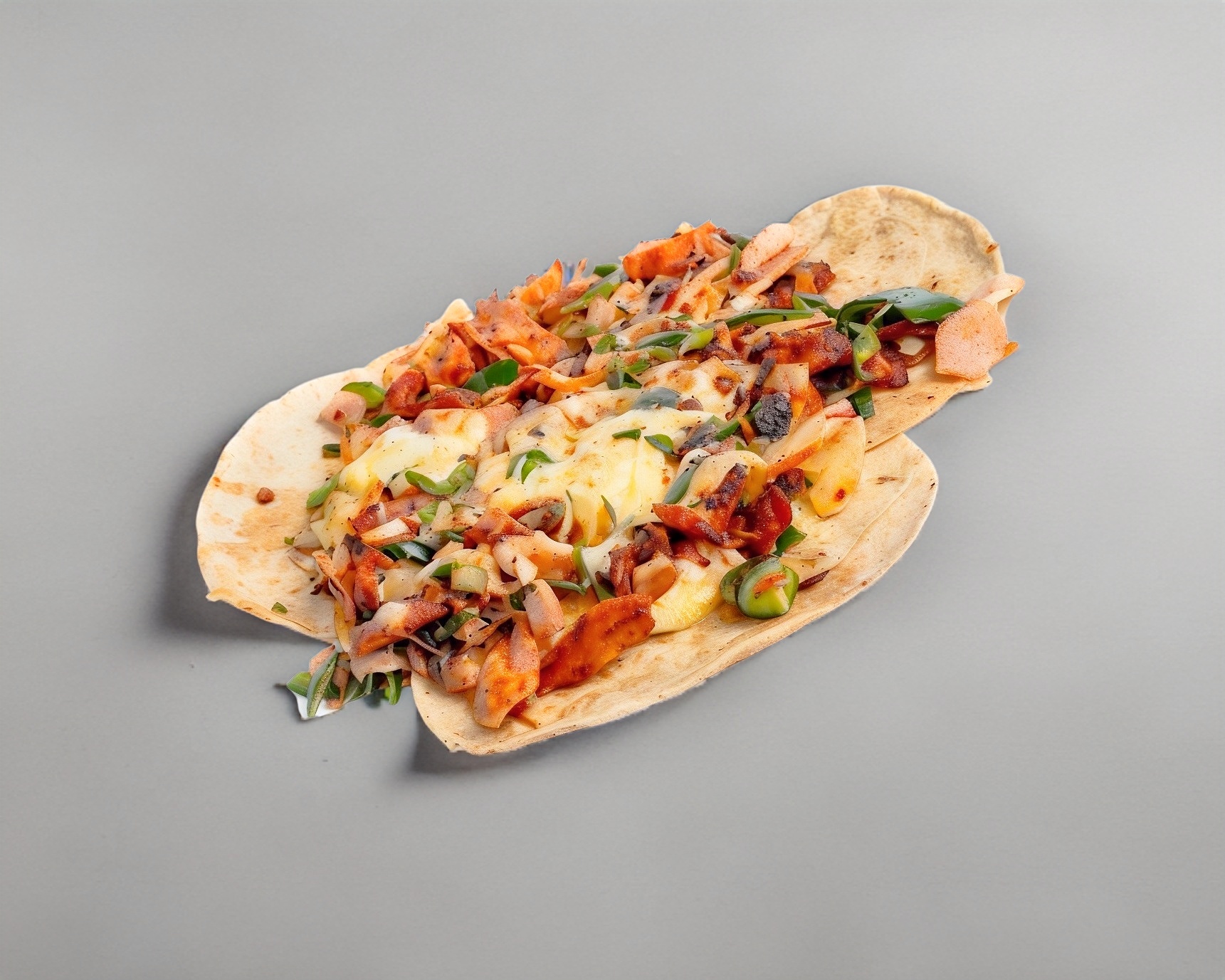 ALAMBRE DE PASTOR CON QUESO (3)TACOS 250