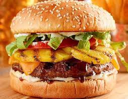 2 Hamburguesa Grande Hawaiana + 1 Agua Fresca 1L