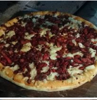 Pizza de Pastor Grande + Frijoles Charros Sencillo