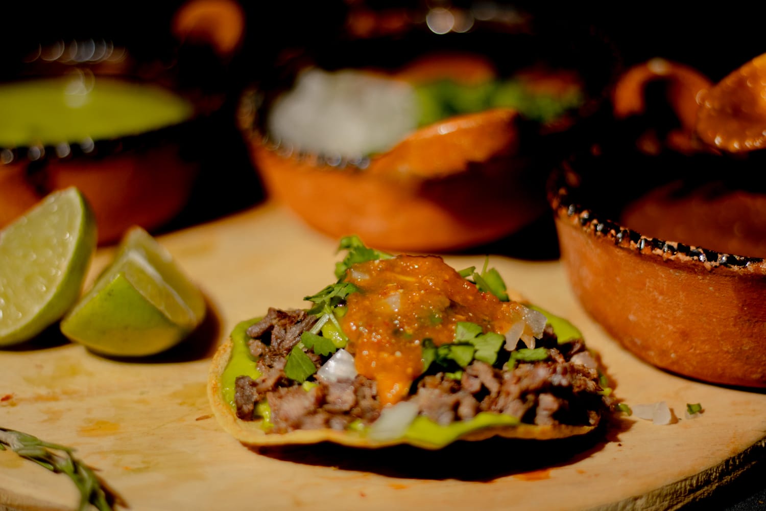 Tostada de Asada